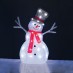 ACRYLIC STANDING SNOWMAN 40 LED ΨΥΧΡΟ ΛΕΥΚΟ 31x22x45cm IP44 5m | Aca | X085402539
